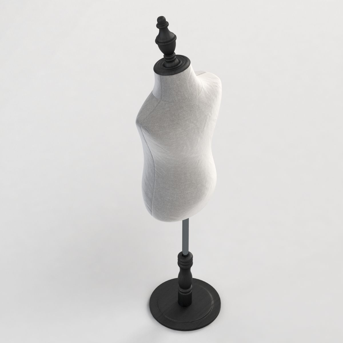 Children Dress Display Stand 1 3D model_2