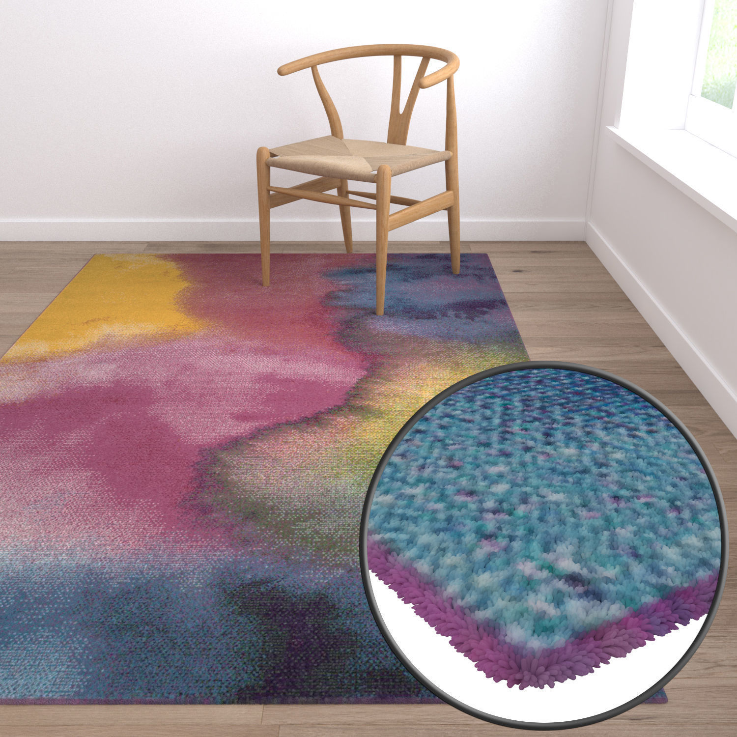 Rug Set 514 3D model_5