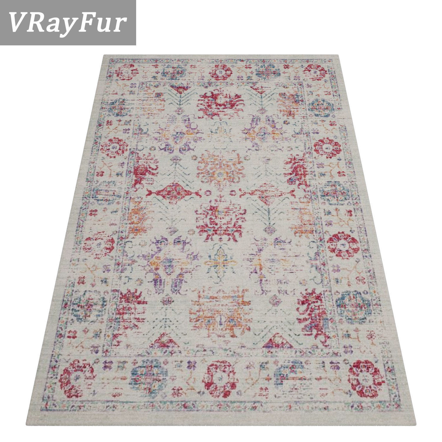 Rug Set 518 3D model_2