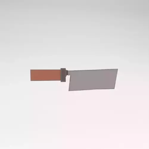 Low poly knife 009