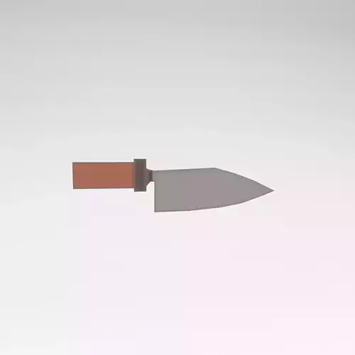 Low poly knife 012