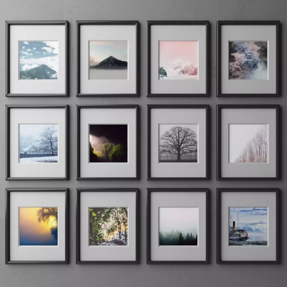 frame8 3x4 quad-12 3D model_0