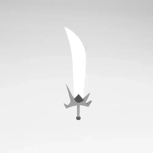 Low poly knife 015