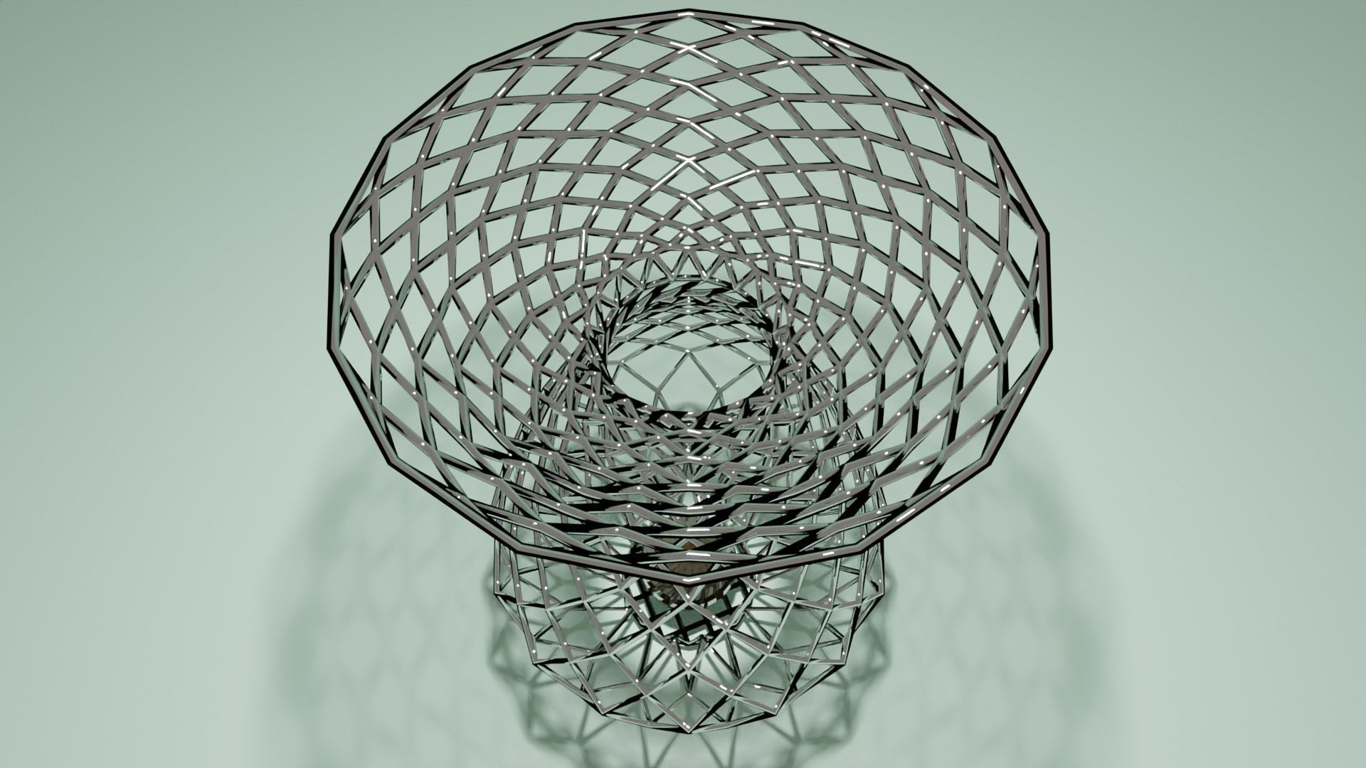 Modern Vase Low-poly 3D model_6