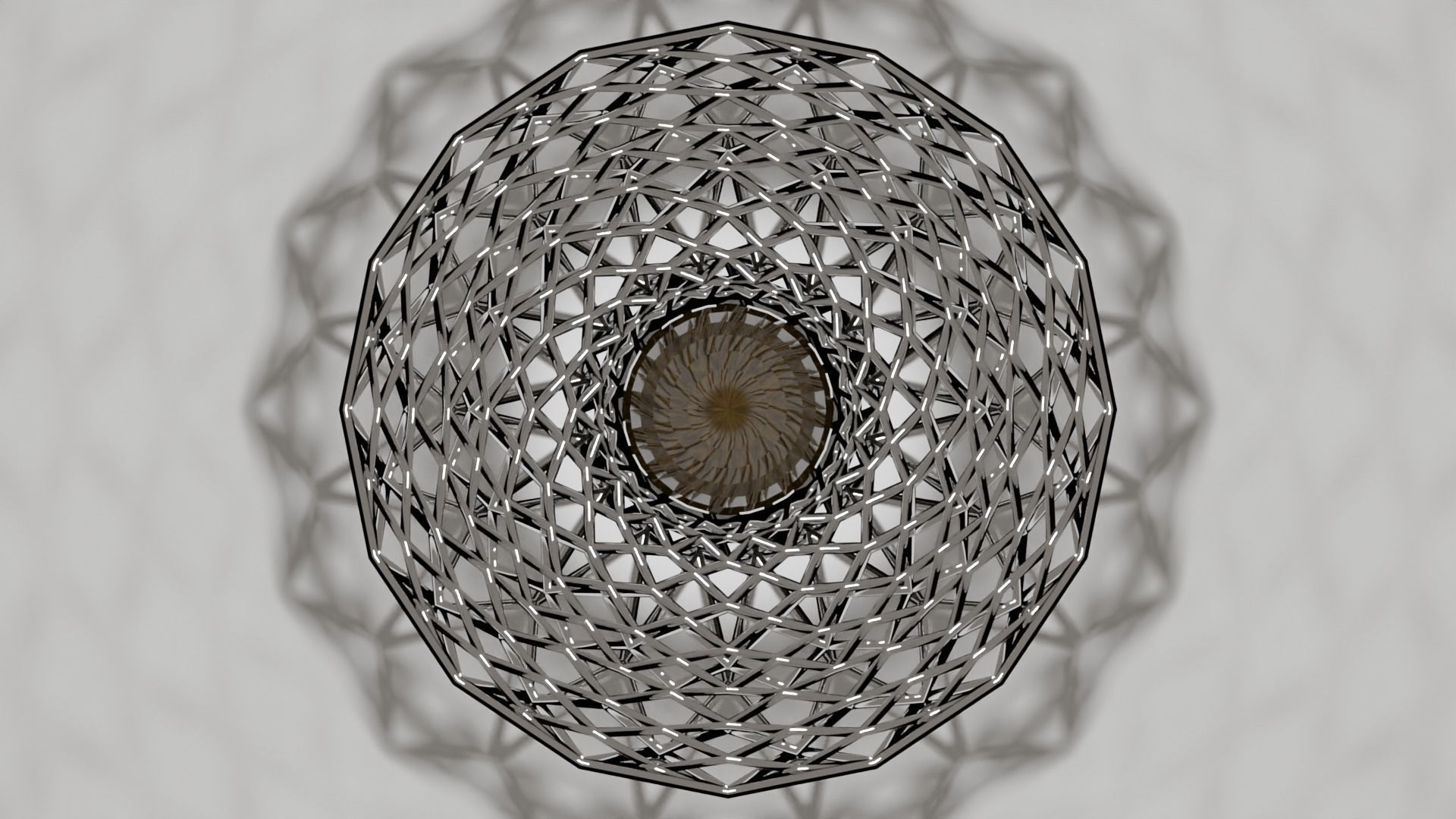 Modern Vase Low-poly 3D model_1