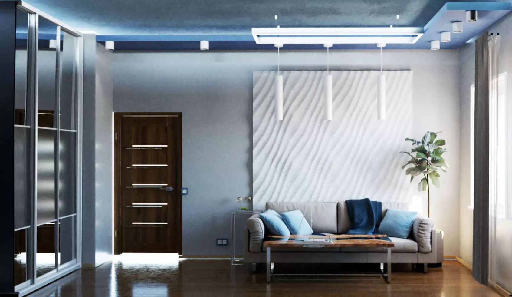 Small room of a holiday home 3D model