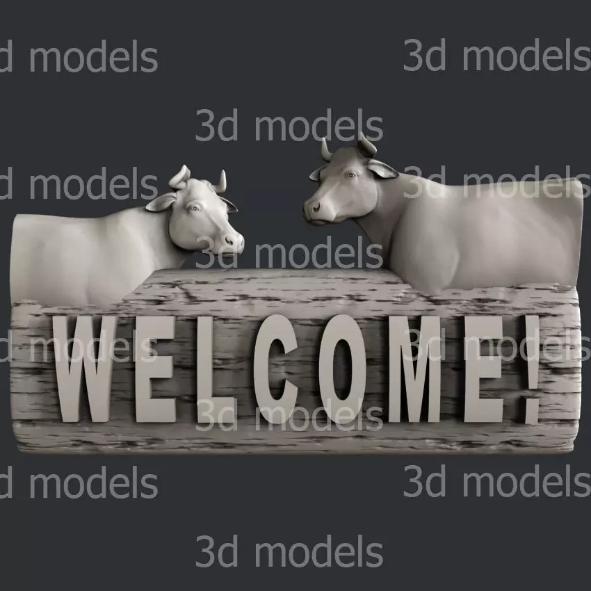 3d models for cnc router or 3d printer welcome 3D model_0