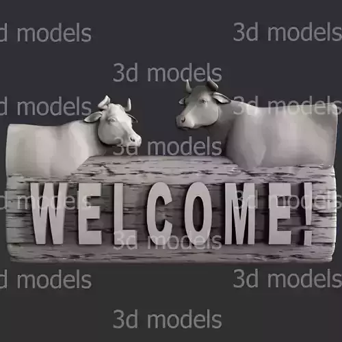 3d models for cnc router or 3d printer welcome 3D model