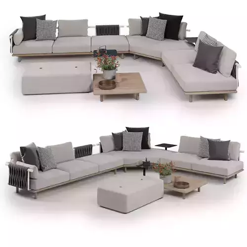 Roda Eden Corner Sofa 3D model