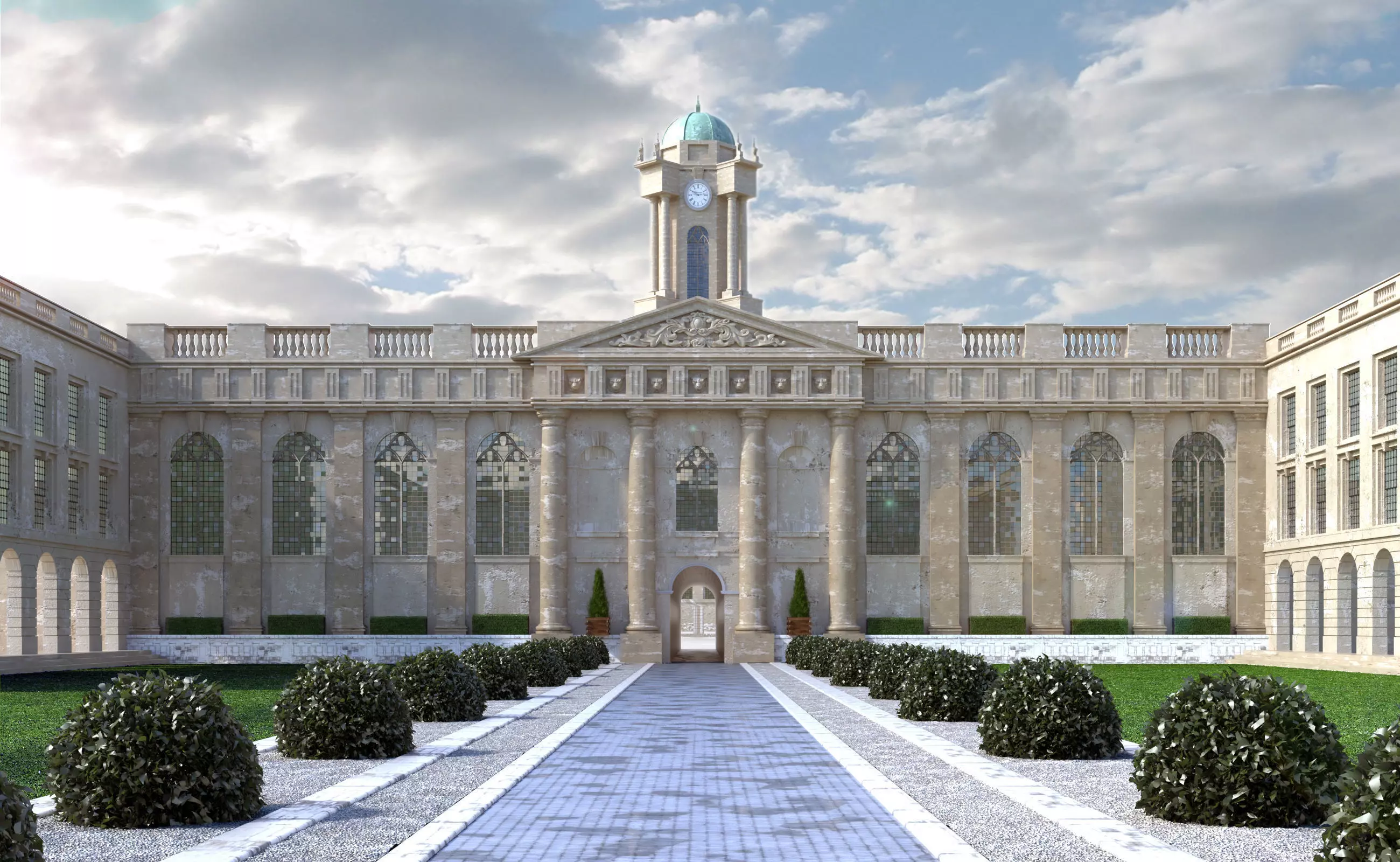 Oxford University Simulation  3D model_0
