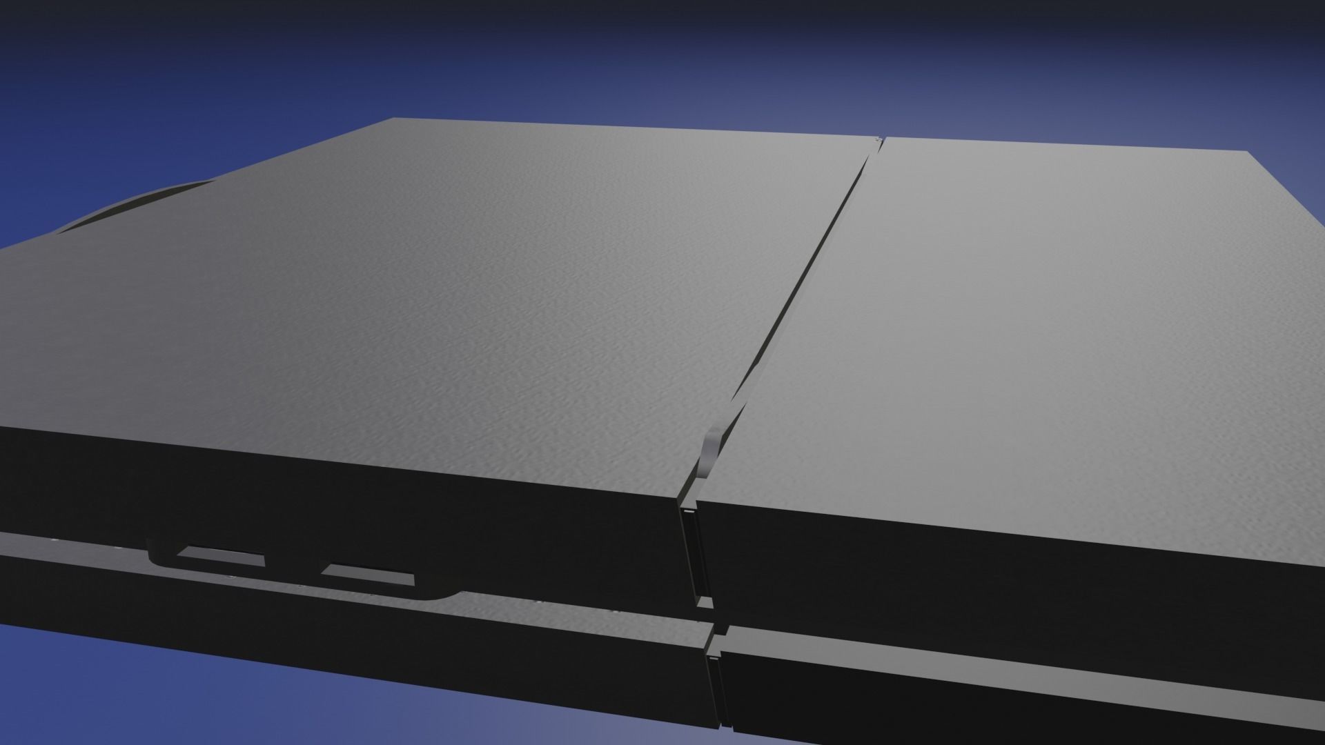 Sony Playstation4 Low-poly 3D model_5