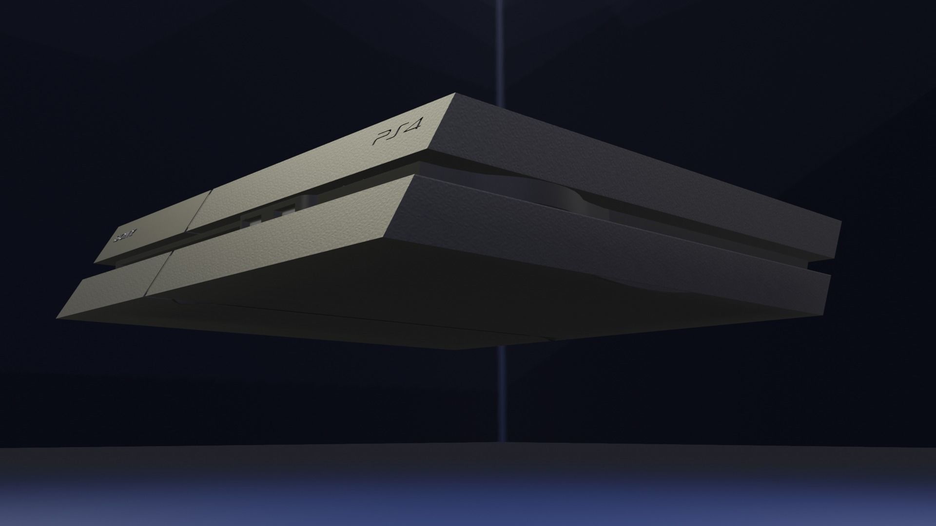 Sony Playstation4 Low-poly 3D model_4