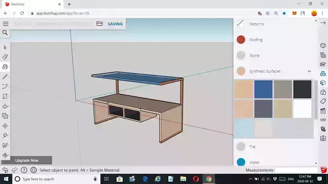 A Study table with two drawers