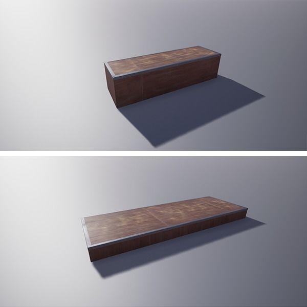 Skate Park Pack Low-poly 3D model_9