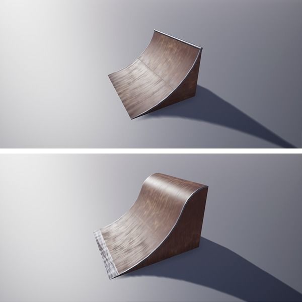 Skate Park Pack Low-poly 3D model_4