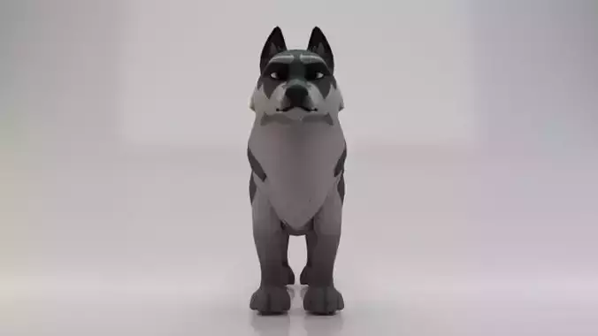 3D Wolf 
