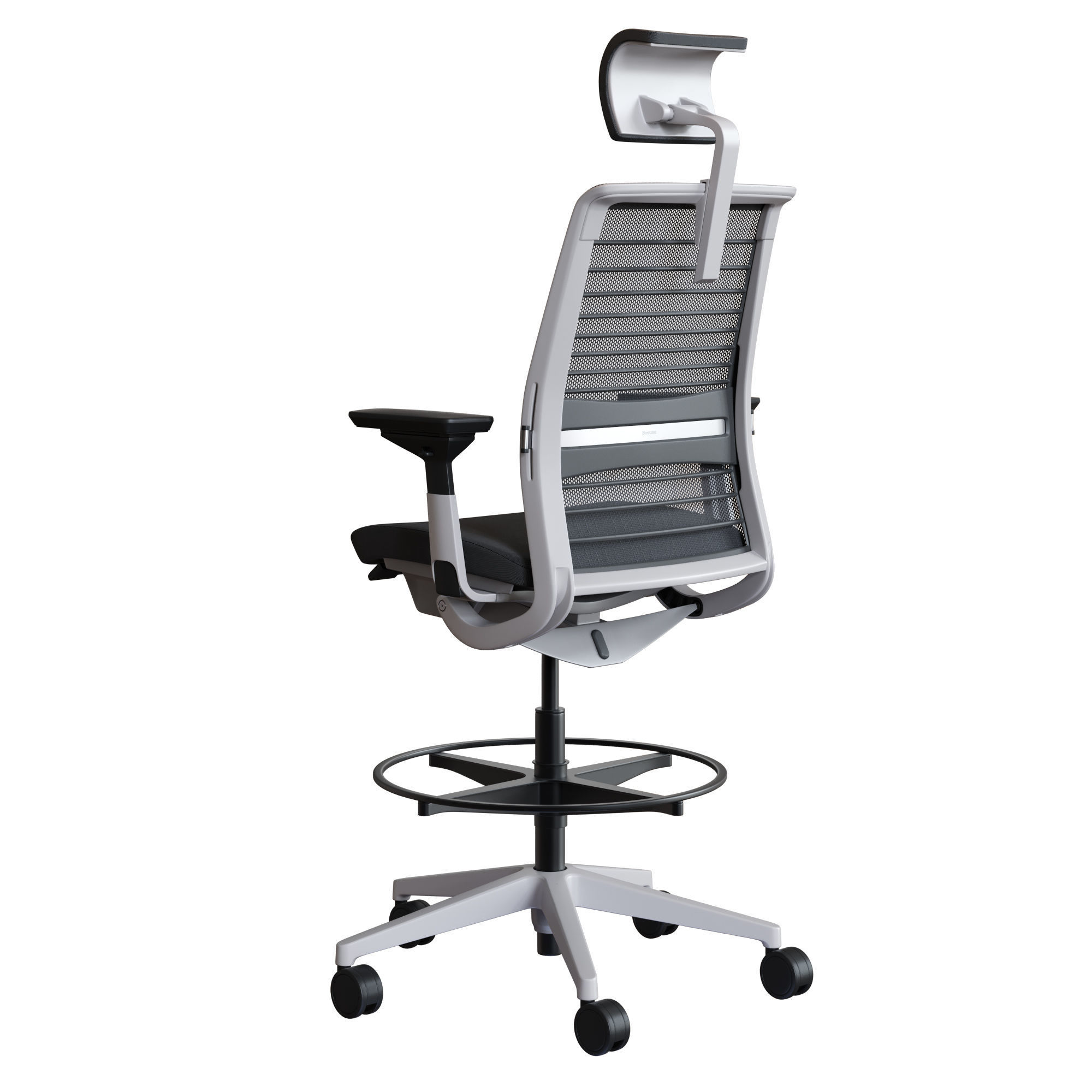 Steelcase - Office Chair Think 3D model_11