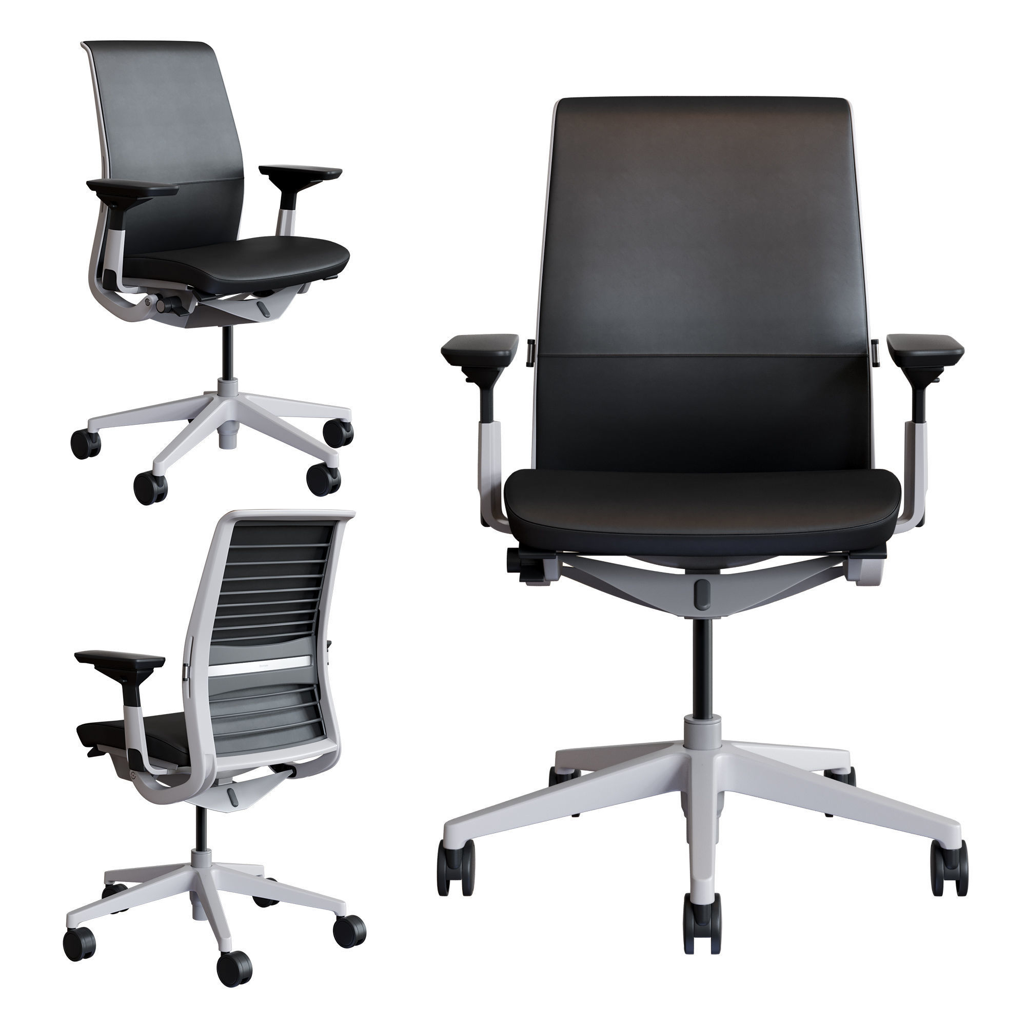 Steelcase - Office Chair Think 3D model_2