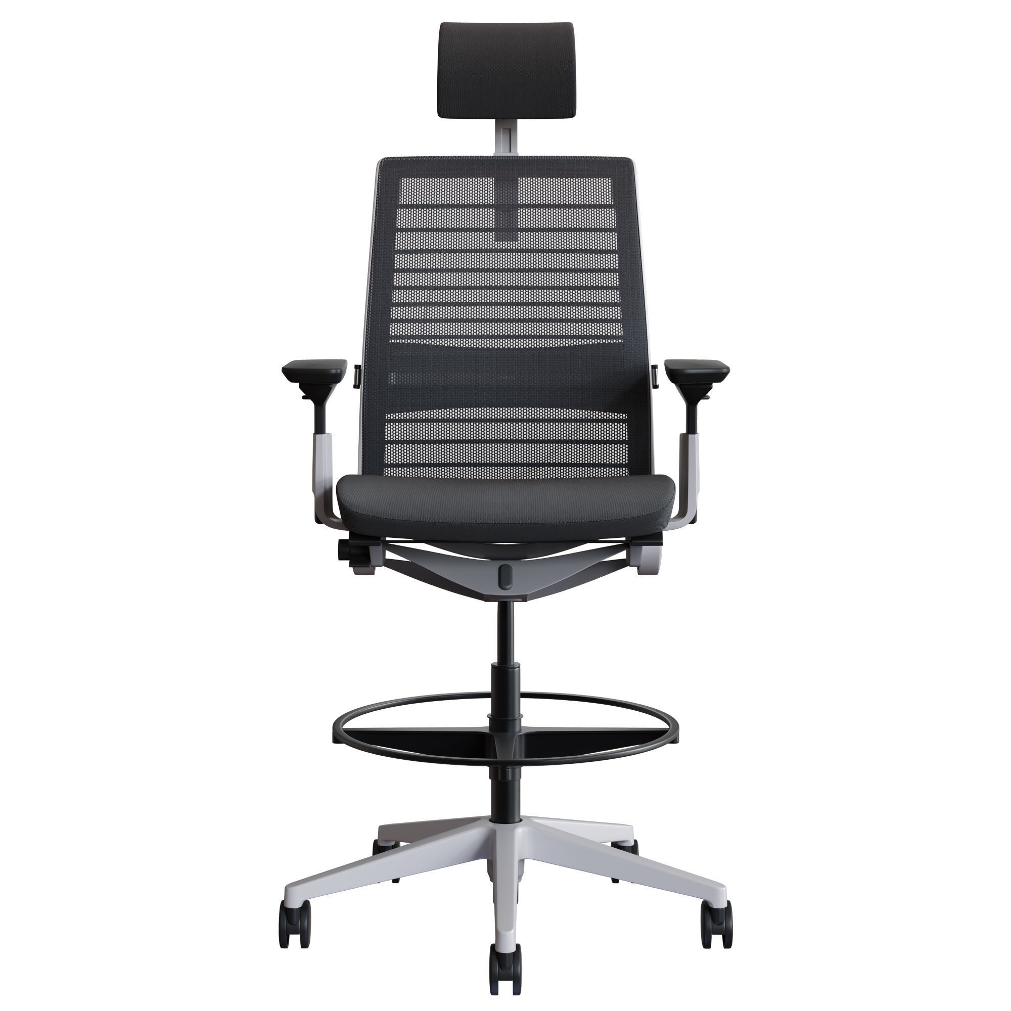 Steelcase - Office Chair Think 3D model_9