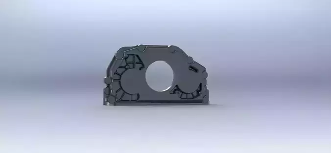 MERCEDES OIL PUMP BODY A 906 180 0801 3D REVERSE ENGINEERING 3D print model