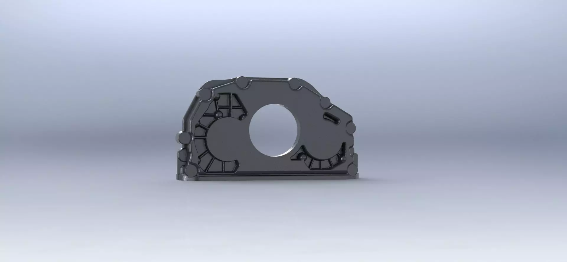 MERCEDES OIL PUMP BODY A 906 180 0801 3D REVERSE ENGINEERING 3D print model