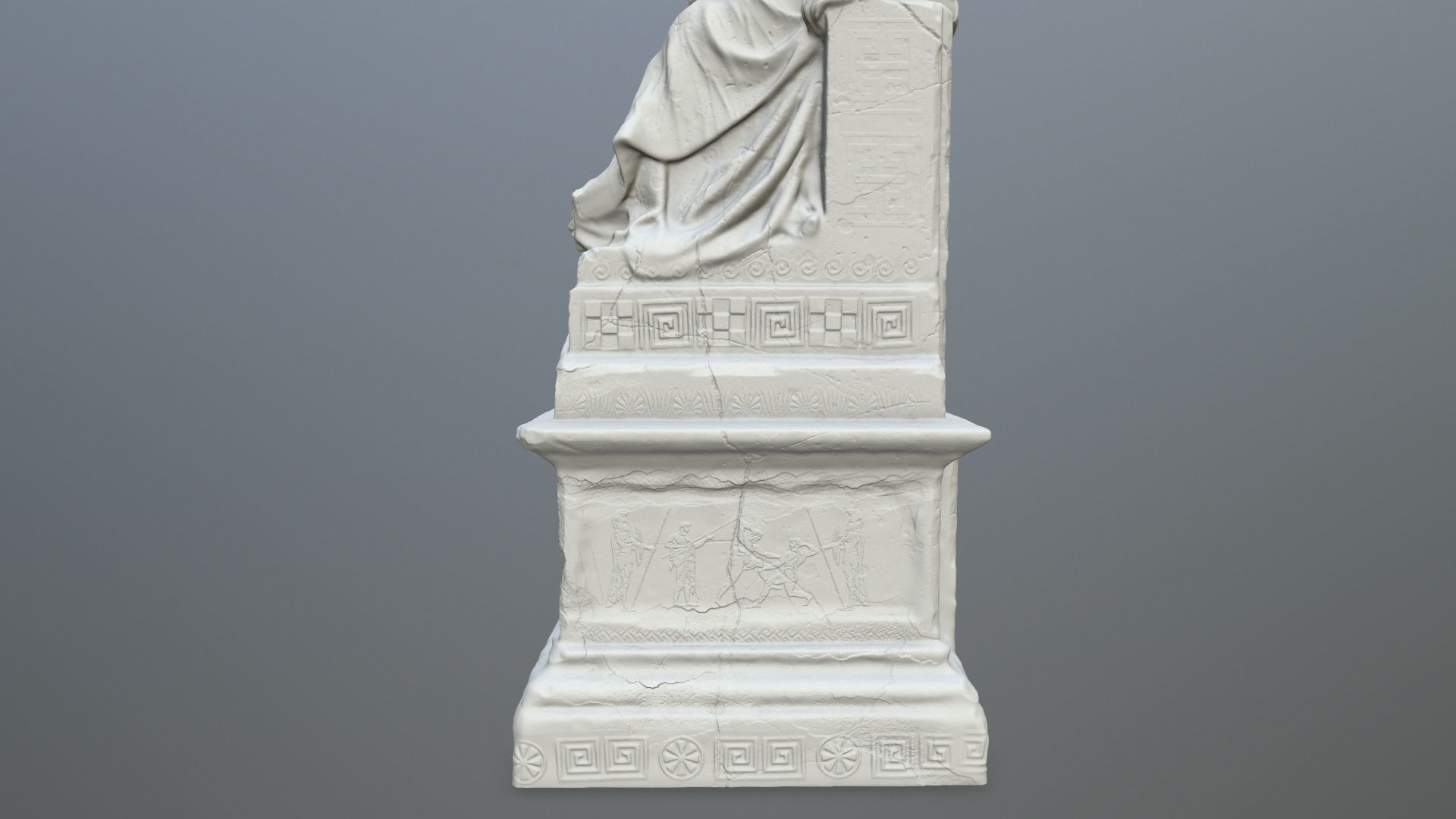 statue st michael archangel 3D print model_11