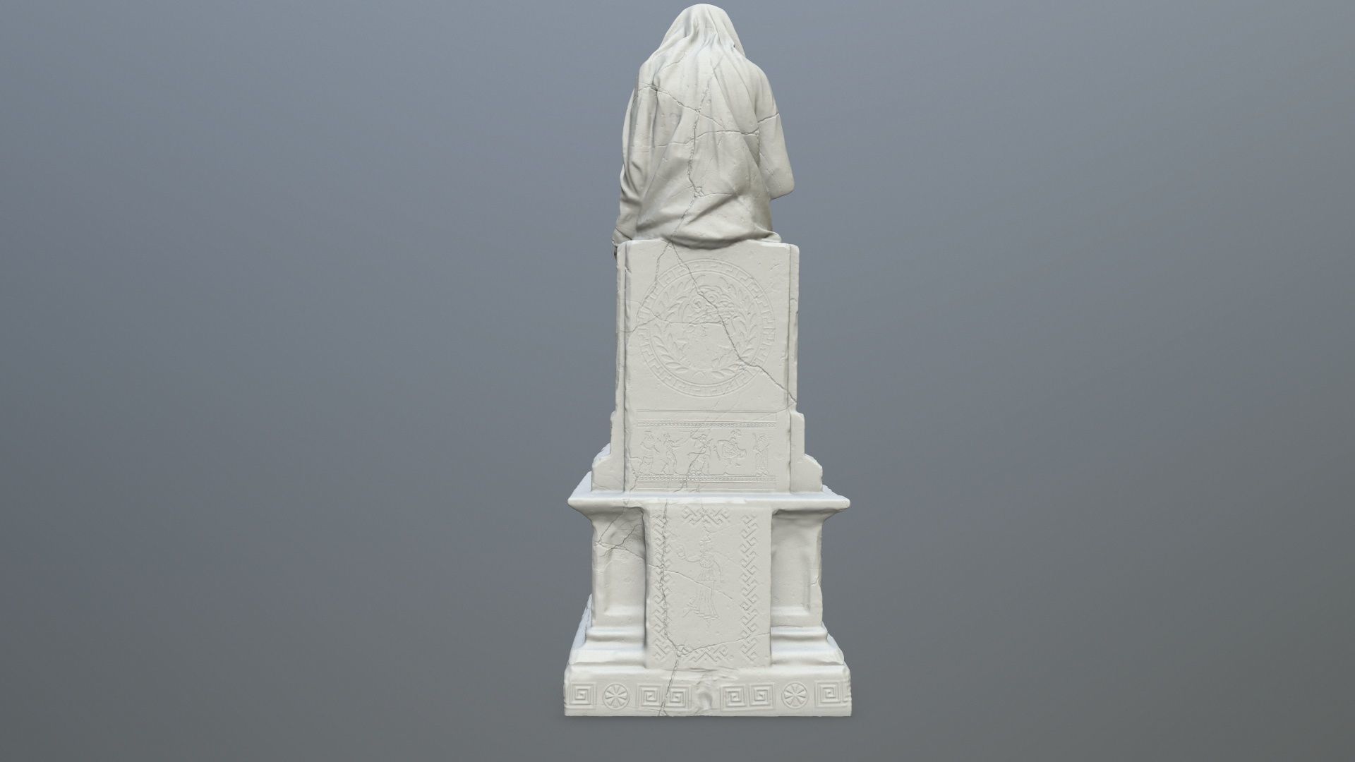 statue st michael archangel 3D print model_4