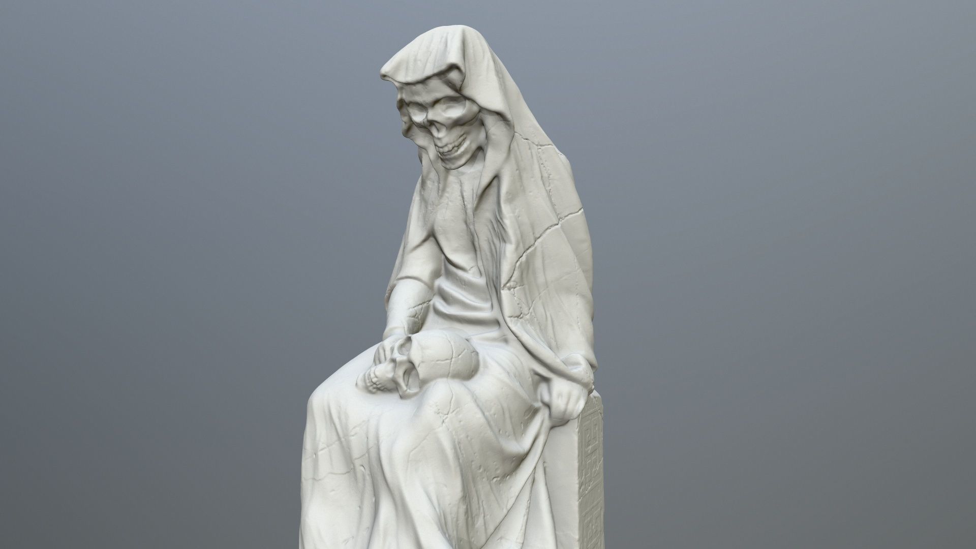 statue st michael archangel 3D print model_12