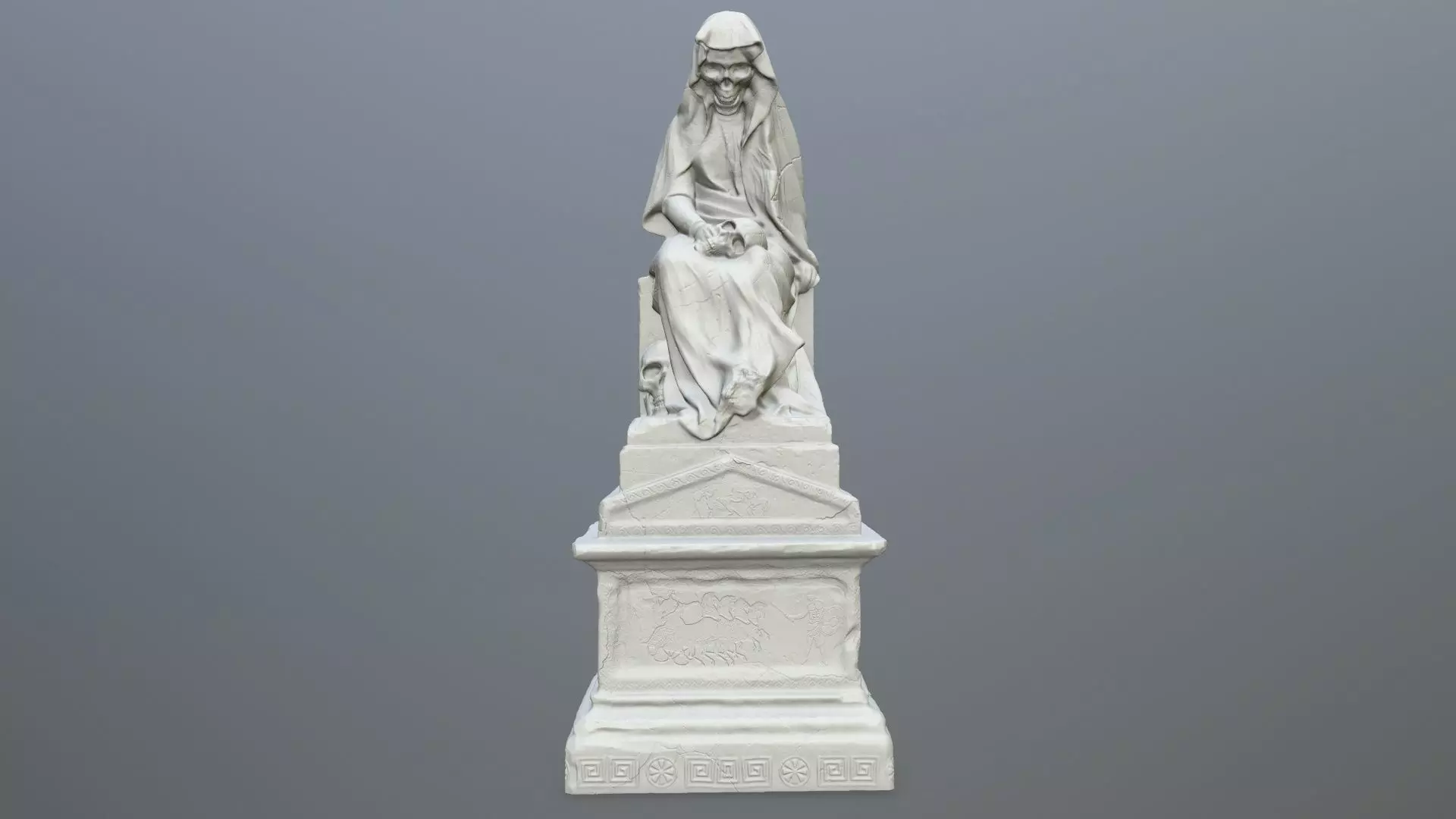 statue st michael archangel 3D print model_0