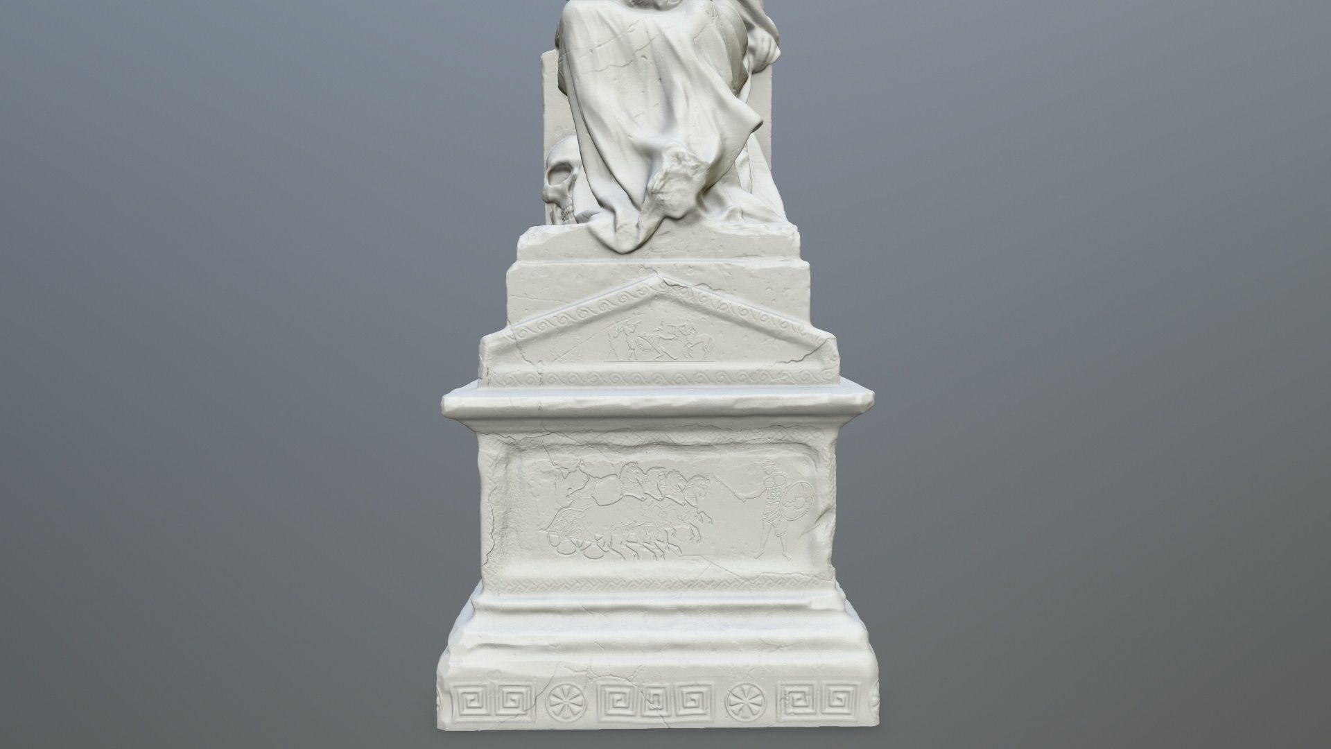 statue st michael archangel 3D print model_8