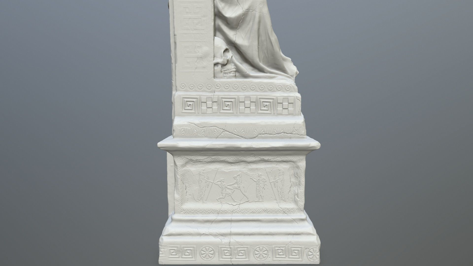 statue st michael archangel 3D print model_9