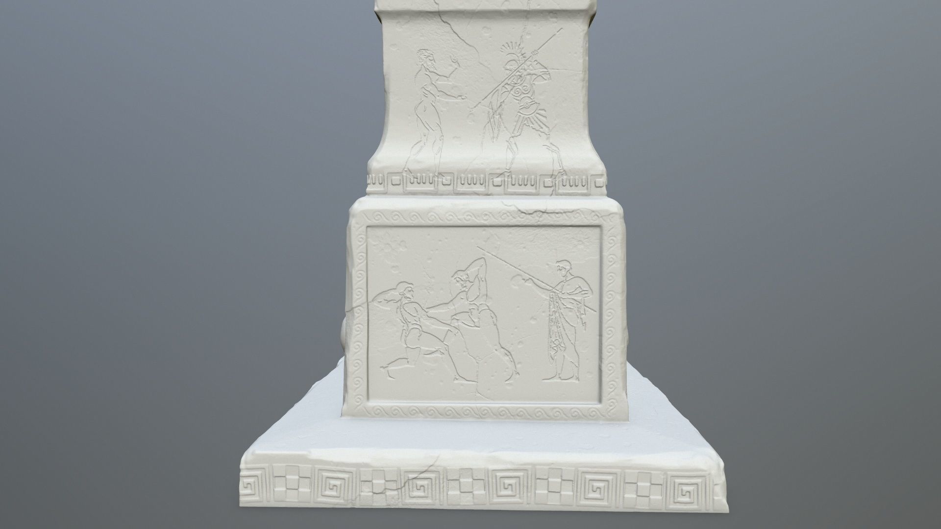 Statue 3 of angel 3D print model_10