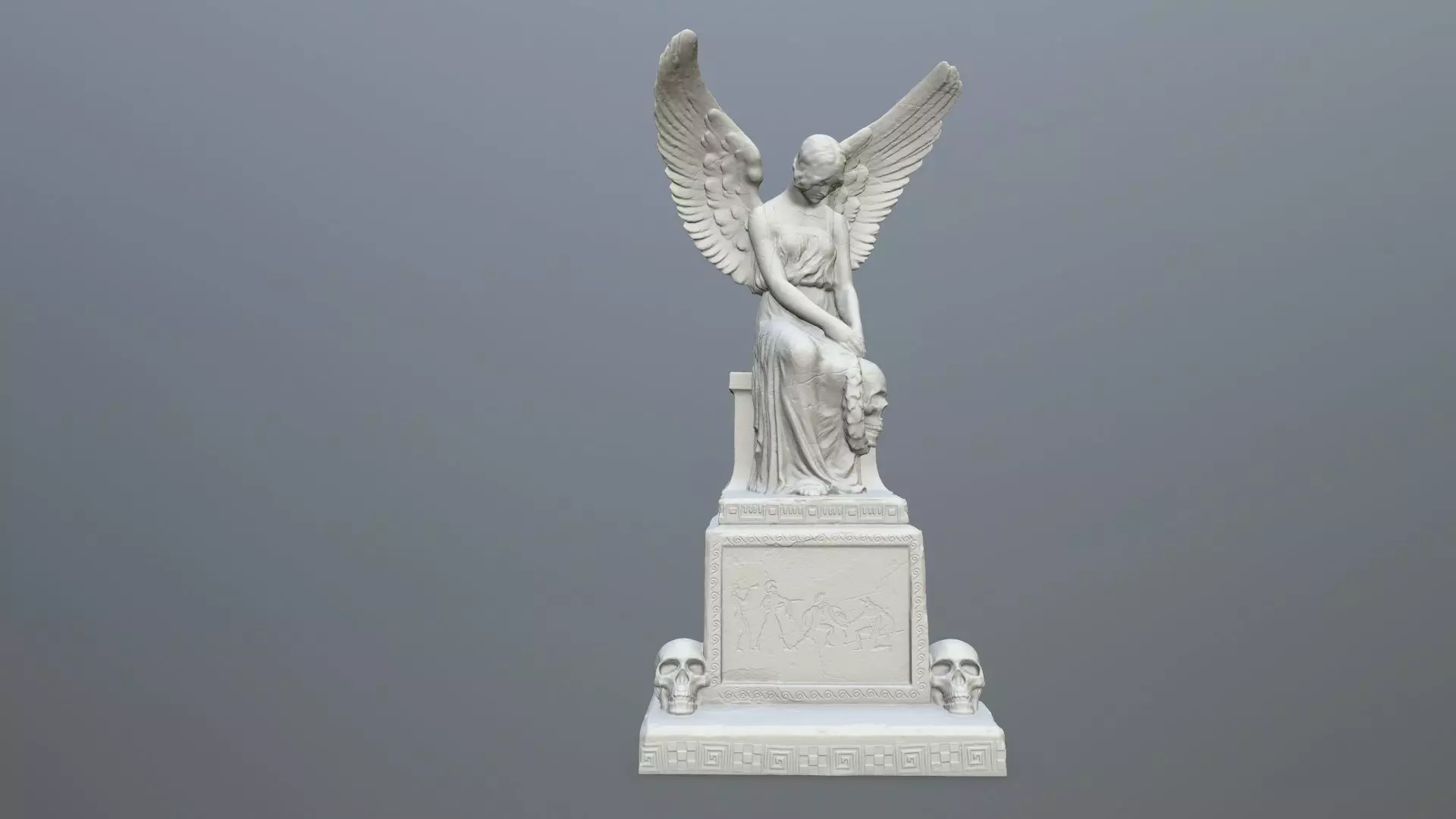 Statue 3 of angel 3D print model_0