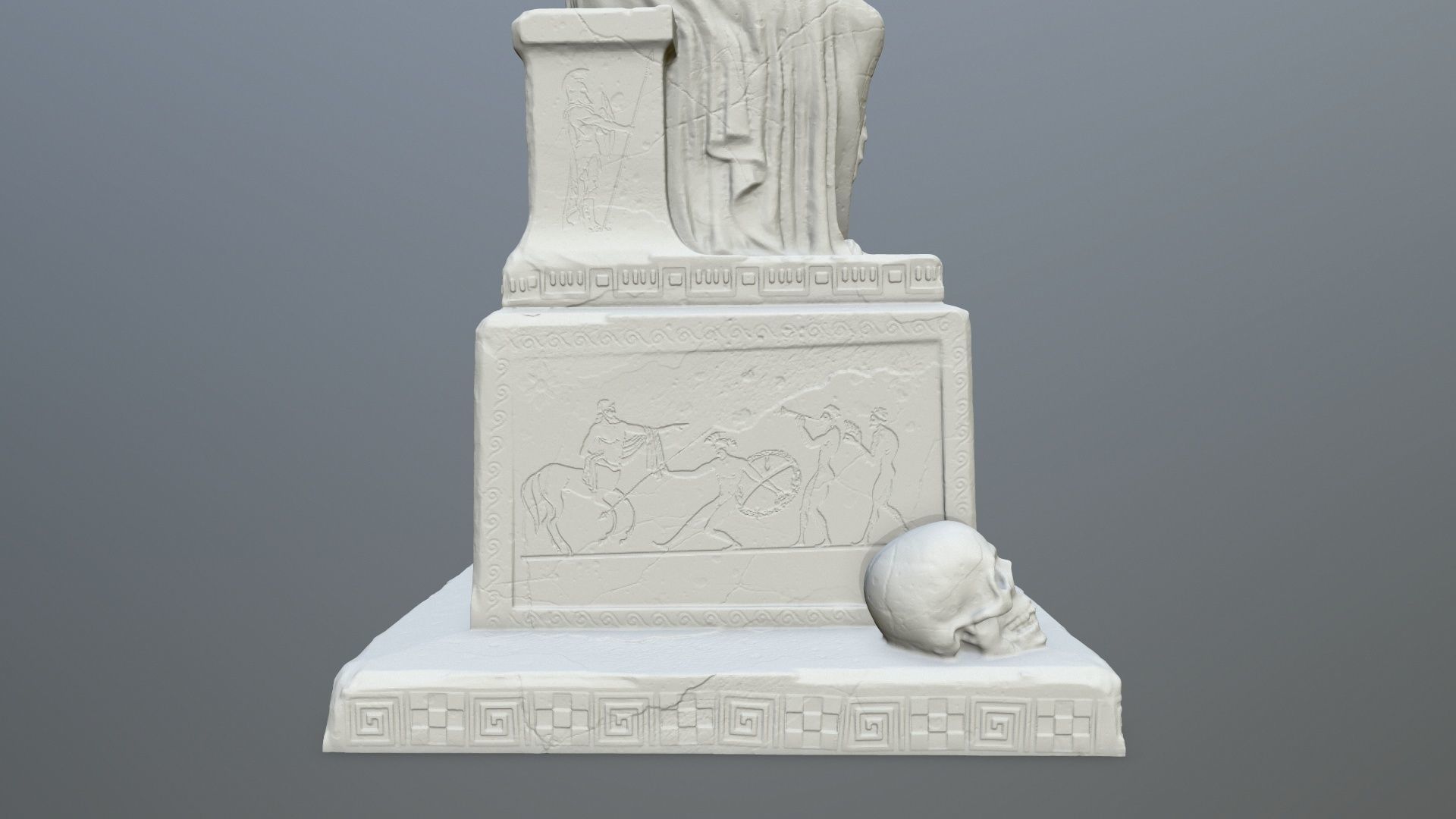 Statue 3 of angel 3D print model_9