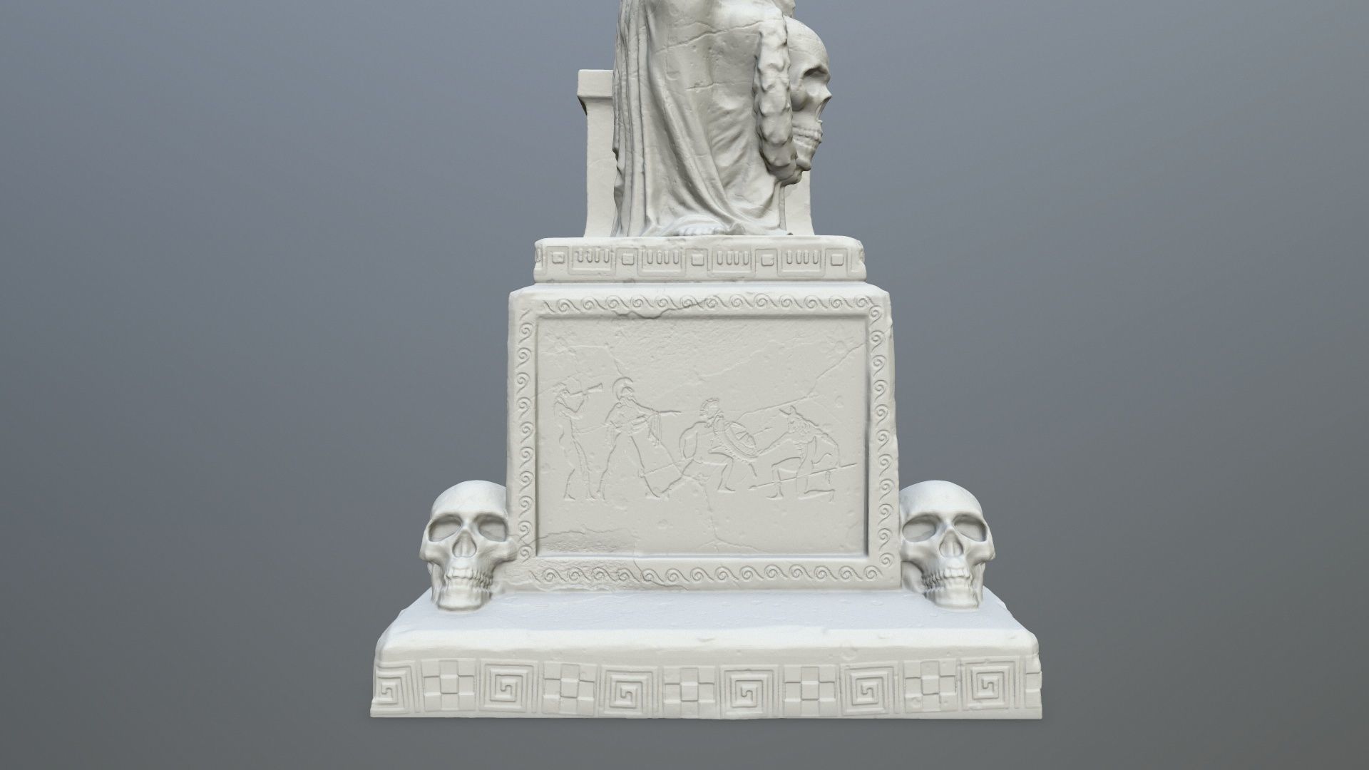 Statue 3 of angel 3D print model_8