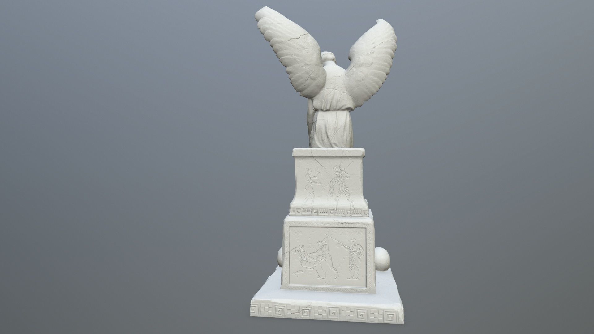Statue 3 of angel 3D print model_4