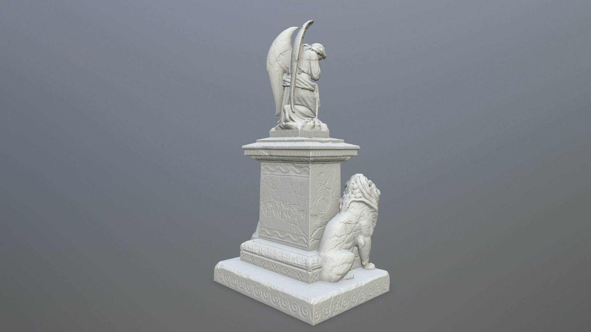 statue 4 3D print model_3