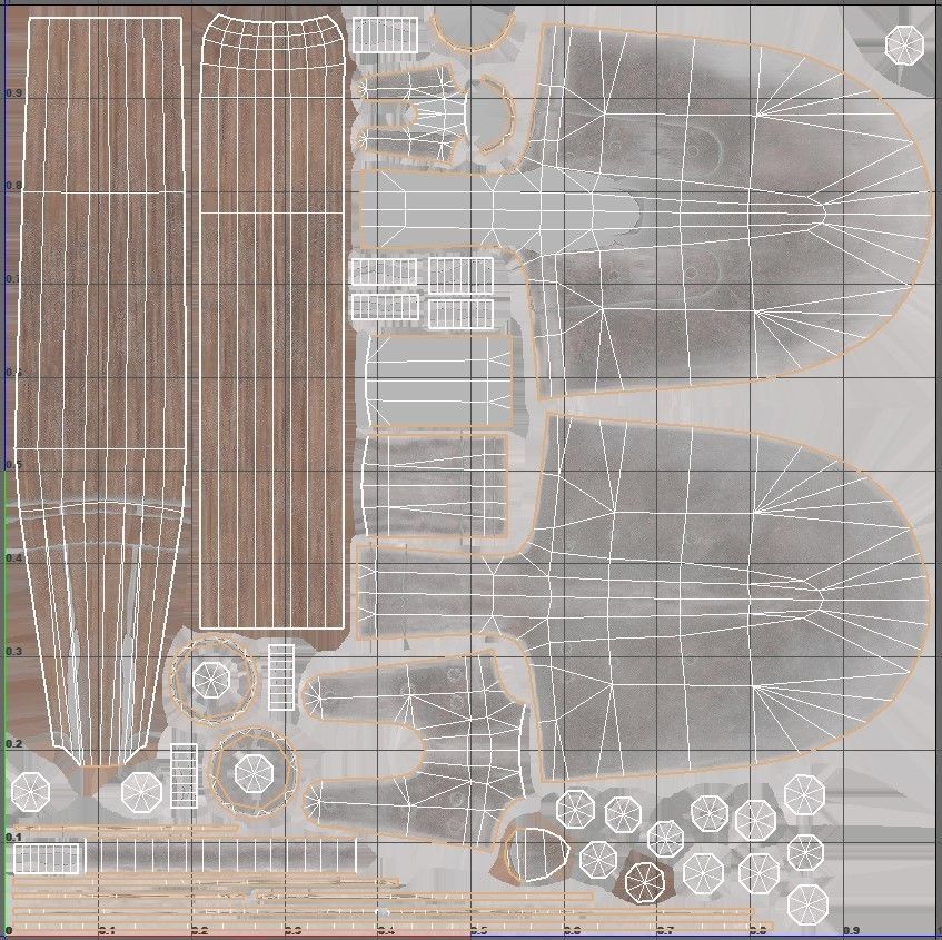 WW2 German Army Tools Low-poly 3D model_11