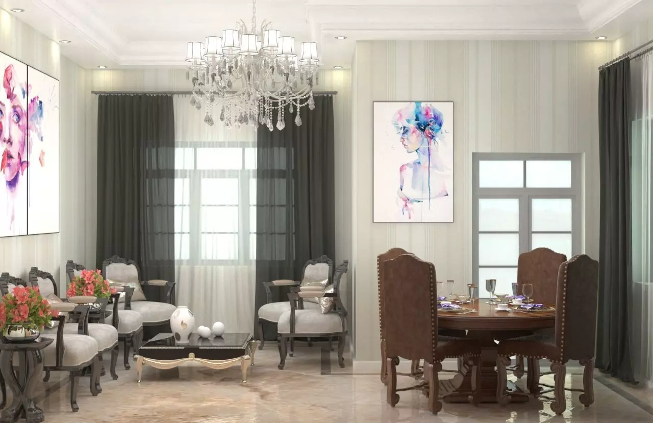 Salon Design 3D model