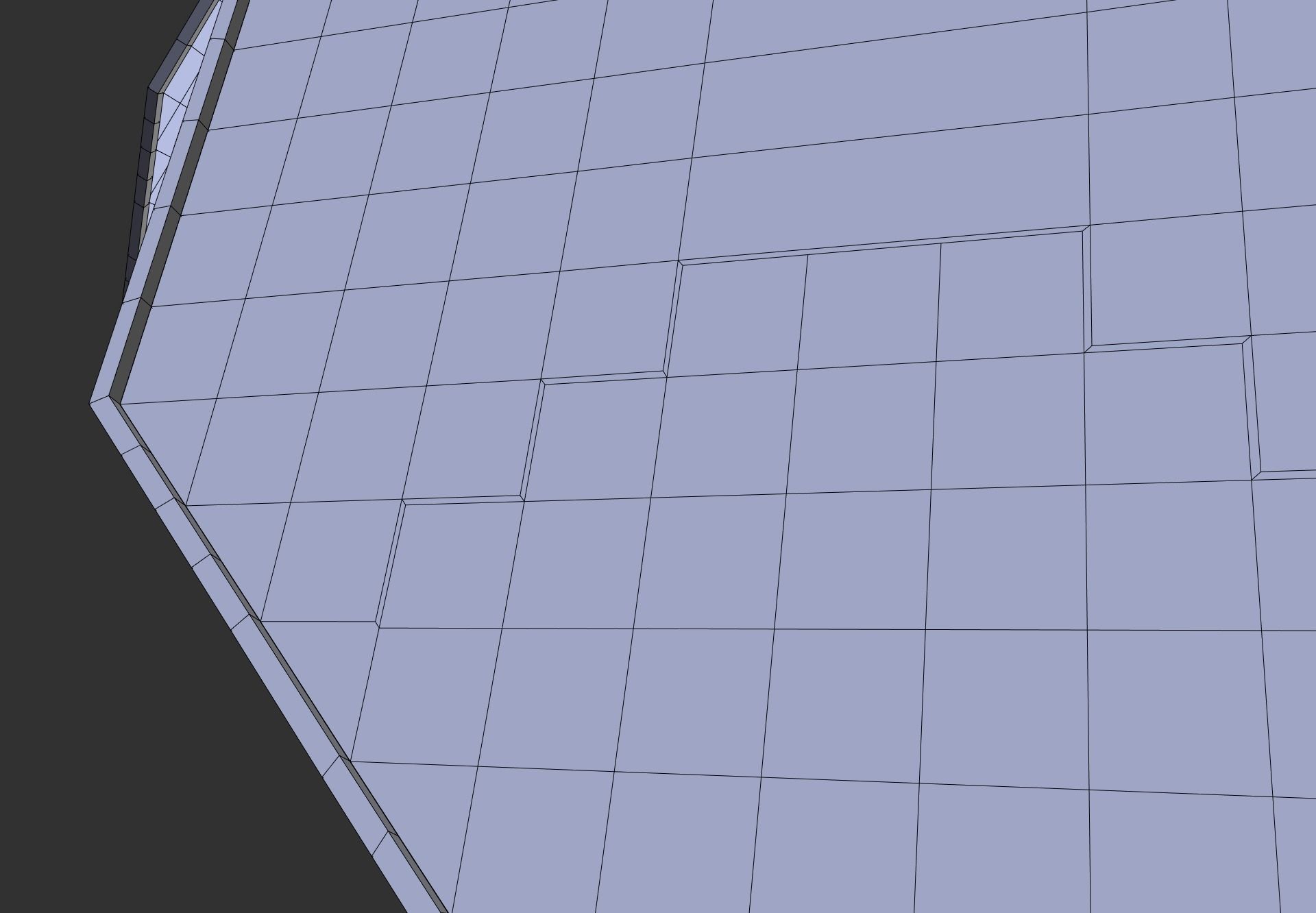 solar energy tree octagonal panels Low-poly 3D model_12