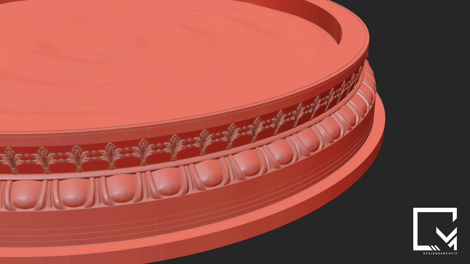 Classic Fountain 3D model_4