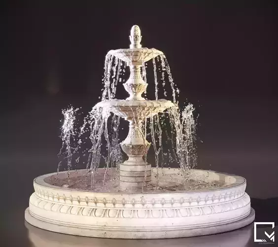 Classic Fountain 3D model