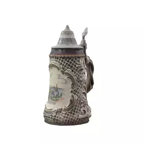 Ornamented Decorative Vase 