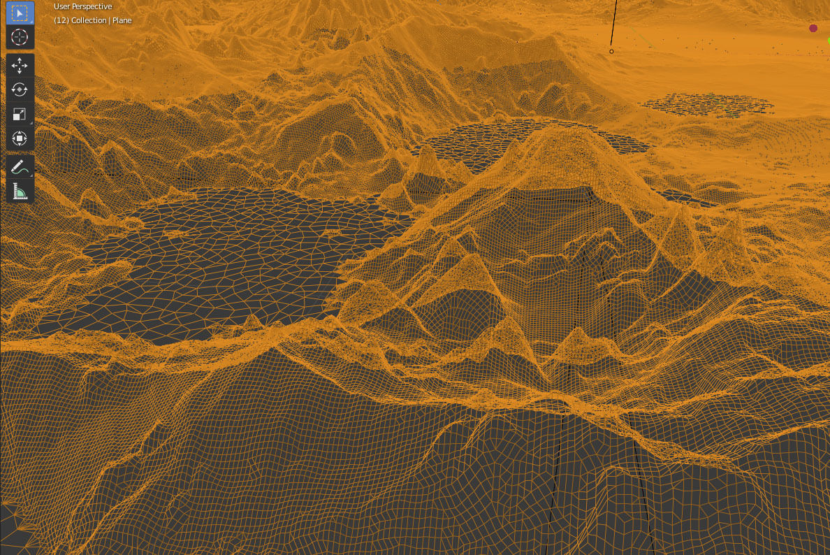 Snow Mountains Valley 3D model_17