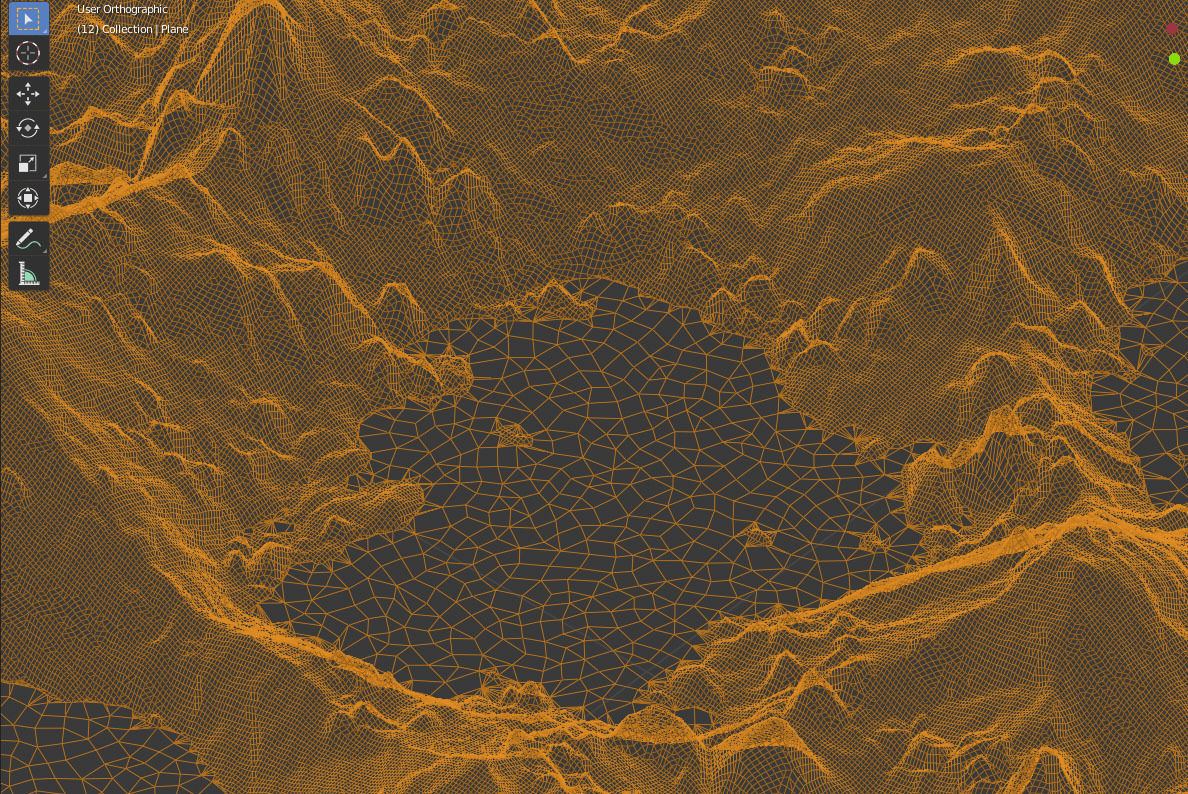 Snow Mountains Valley 3D model_15