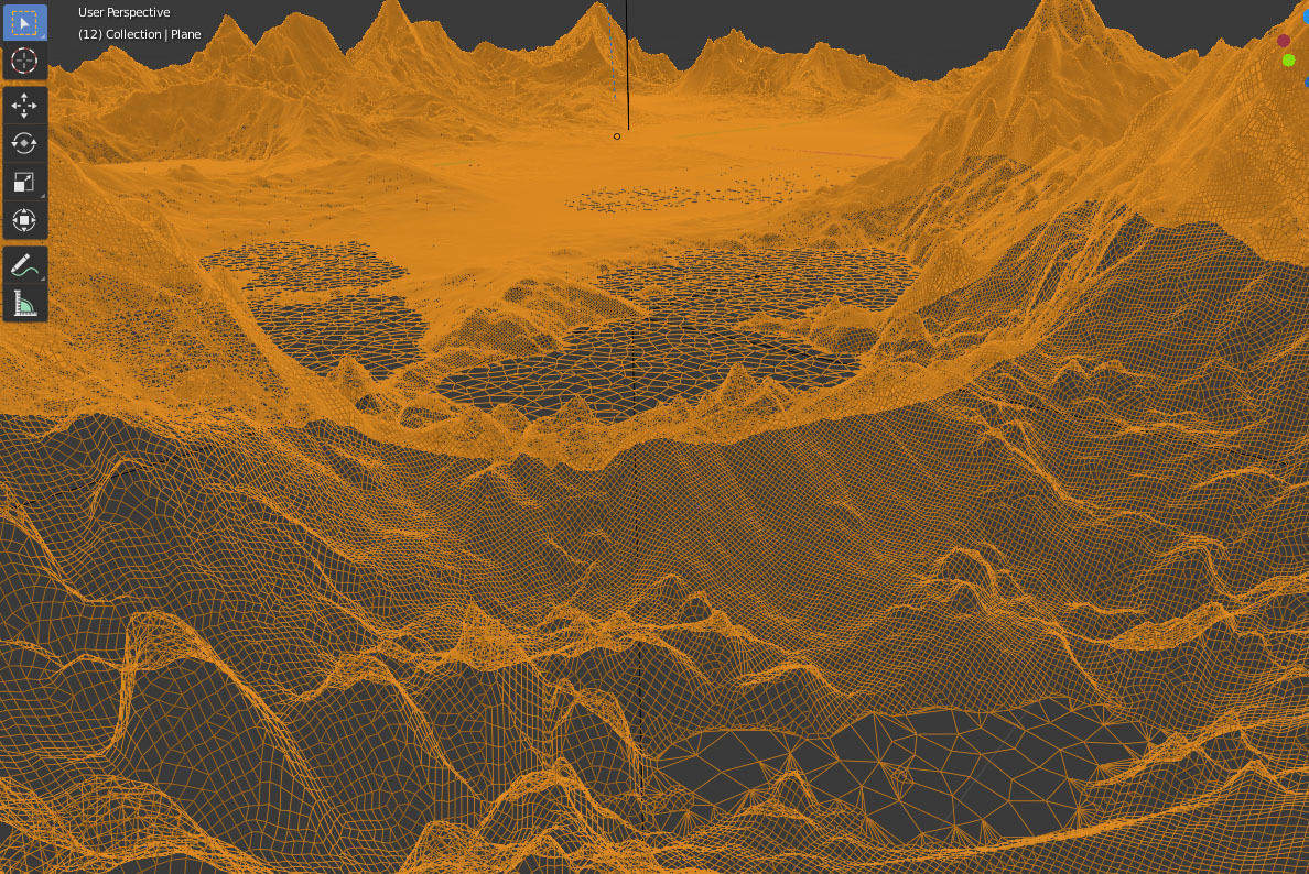 Snow Mountains Valley 3D model_18