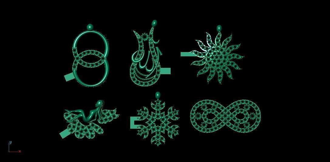 WOMAN NECKLACES 3D print model_2