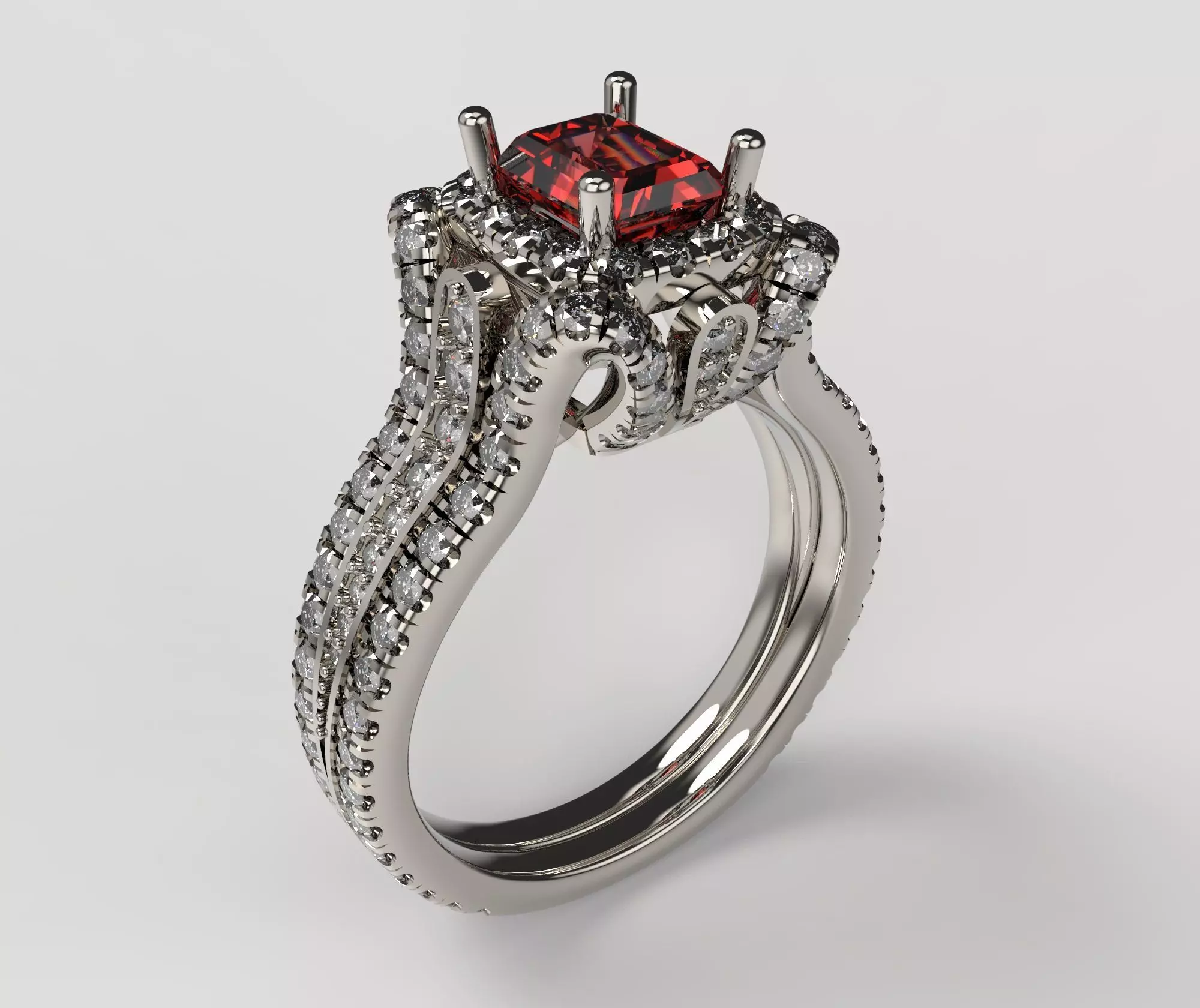 Model 203 Ring 3D print model
