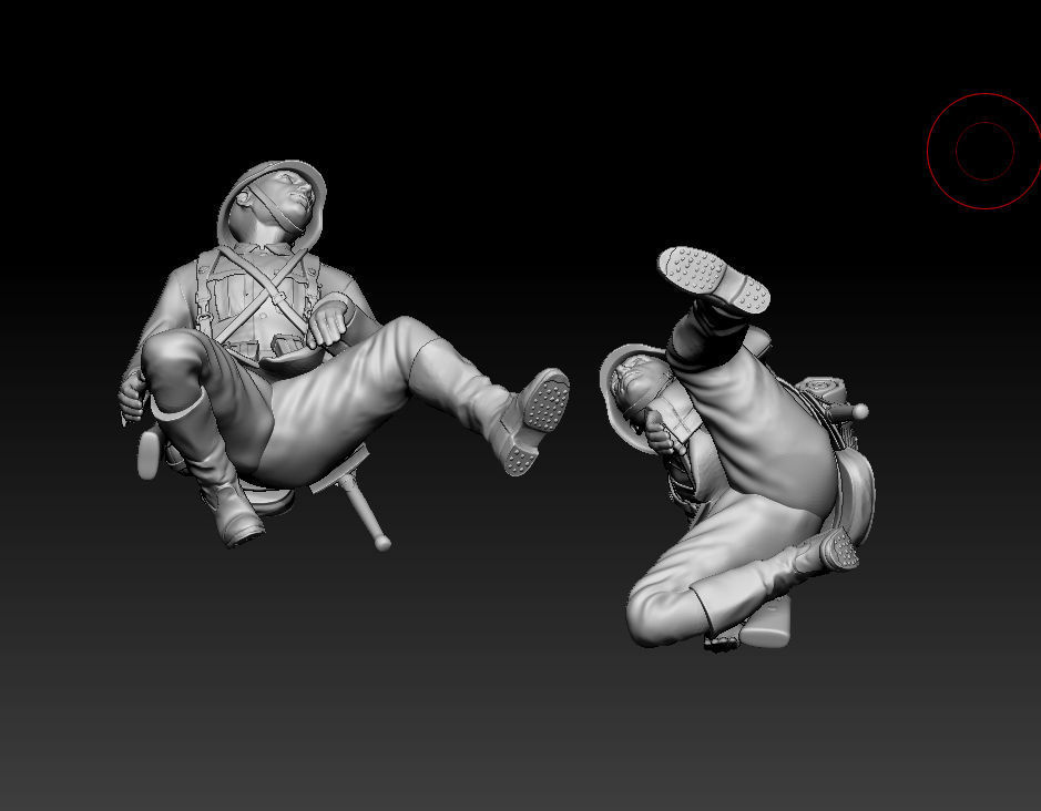 German soldier 3D print model_8