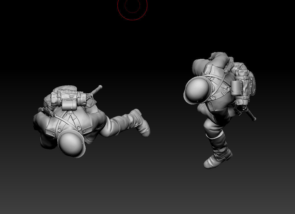 German soldier 3D print model_6